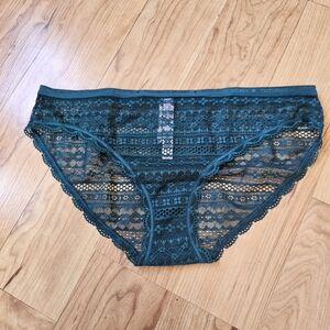 Victoria's Secret Teal Lace Panties